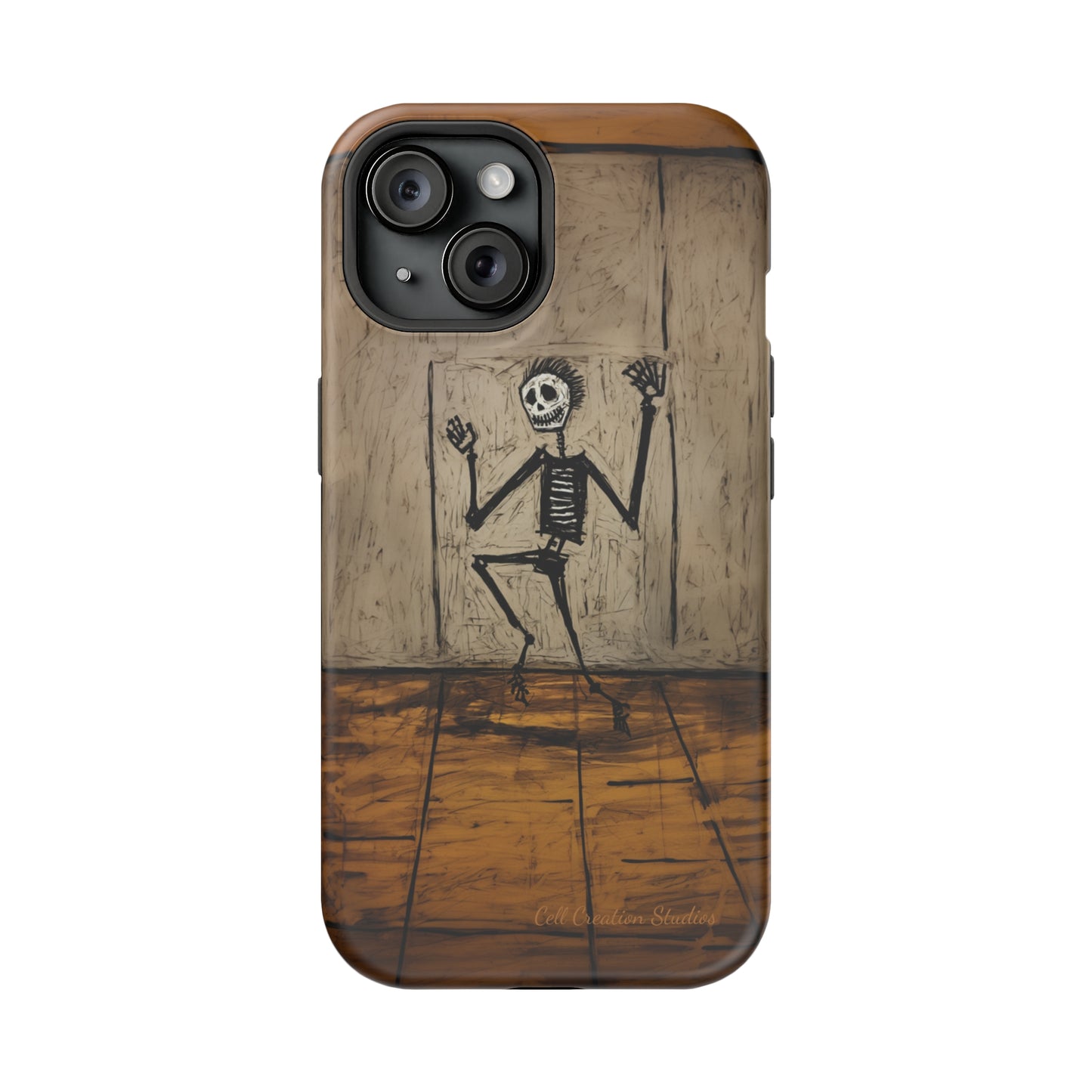 "Groovy Bones Skeleton" -MagSafe Tough iPhone Cases