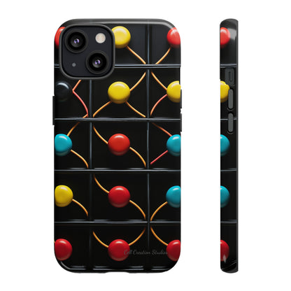 "Vibrant Spheres Fusion" -Tough Phone Cases