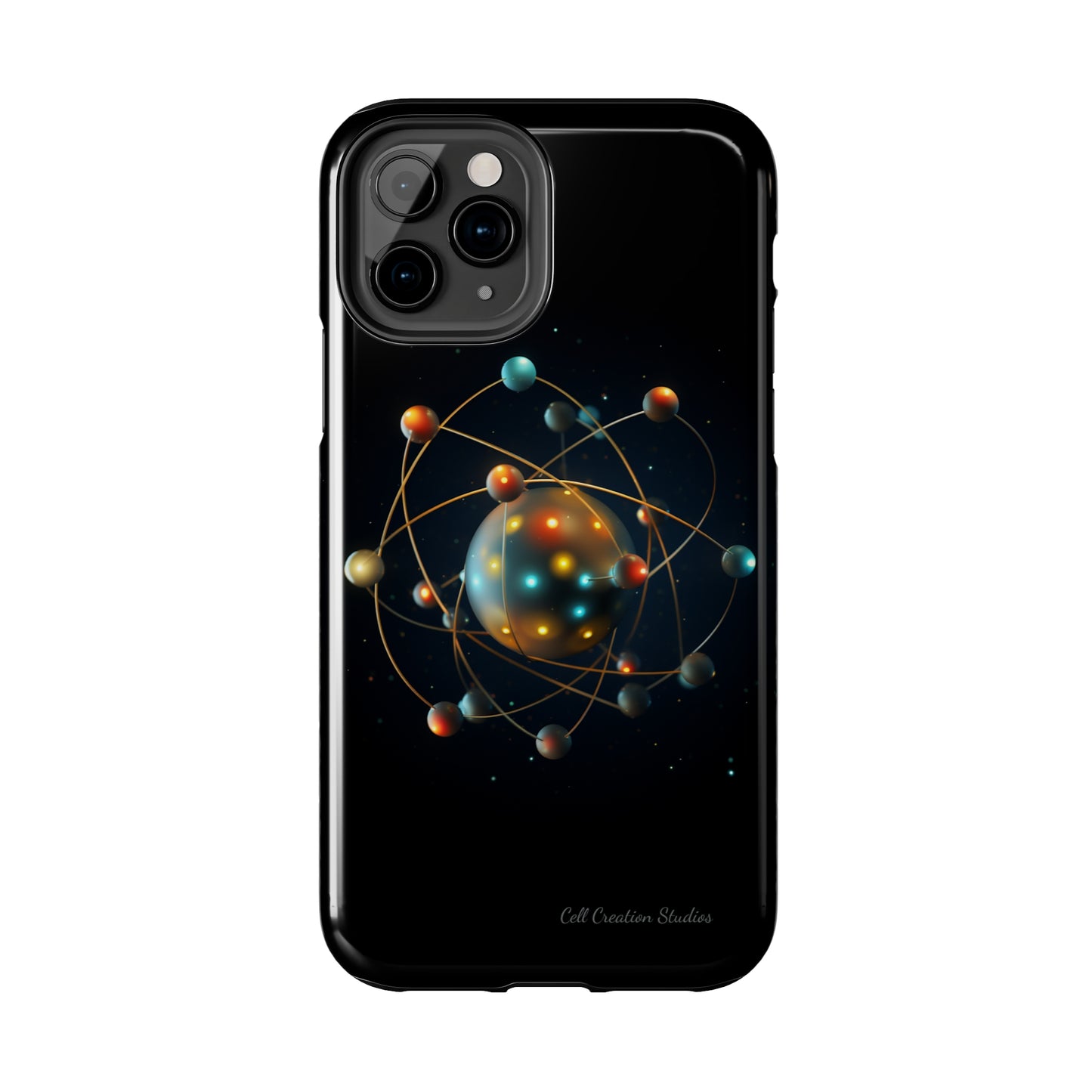 The "Atomic Elegance" Phone Case -Tough Phone Cases