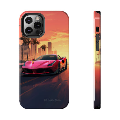 "Sunset Boulevard Ferrari Edition" -Tough iPhone Cases