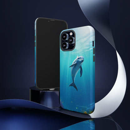 The "Dolphin Serenity" -Tough iPhone Cases