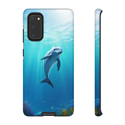 The "Dolphin Serenity" -Tough Samsung Phone Cases