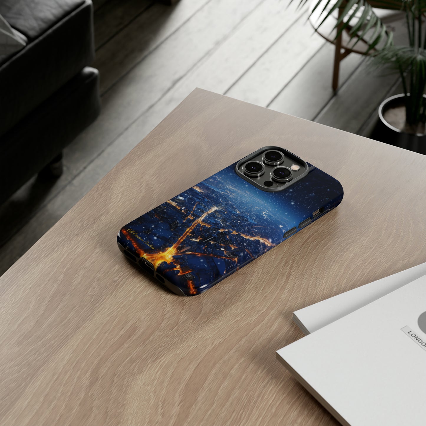 "Urban Snowfall Glow" -Tough iPhone Cases