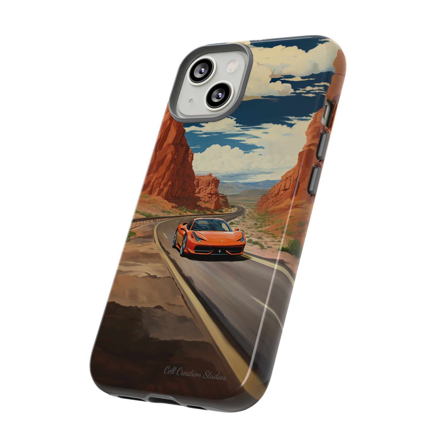 "Desert Racer Ferrari Edition" -Tough iPhone Cases