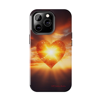 Introducing the "Sunlit Heart" Cell Phone Case – Embrace Love and Radiance -Tough Phone Cases