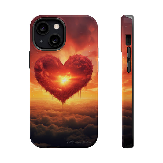 Introducing the "Sky-Heart Radiance" Cell Phone Case – Carry Love's Glow Everywhere You Go -MagSafe Tough Cases