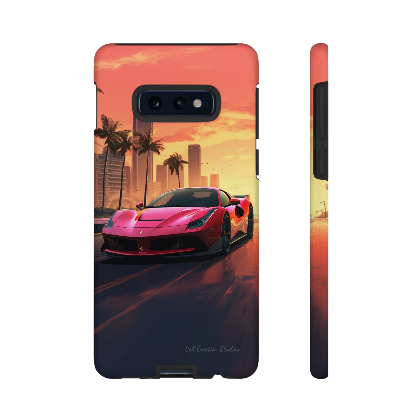 "Sunset Boulevard Ferrari Edition" -Tough Samsung Phone Cases