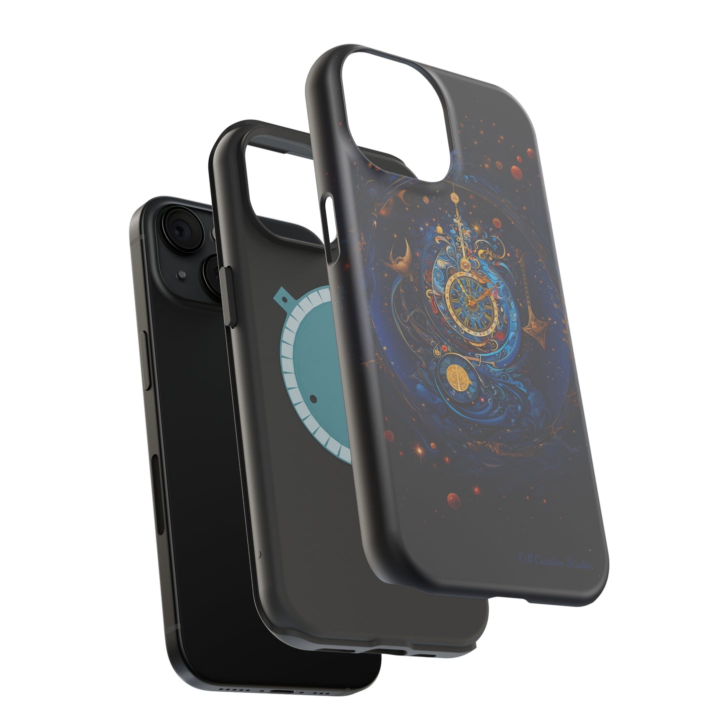 "Cosmic Clock Elegance" -MagSafe Tough iPhone Cases