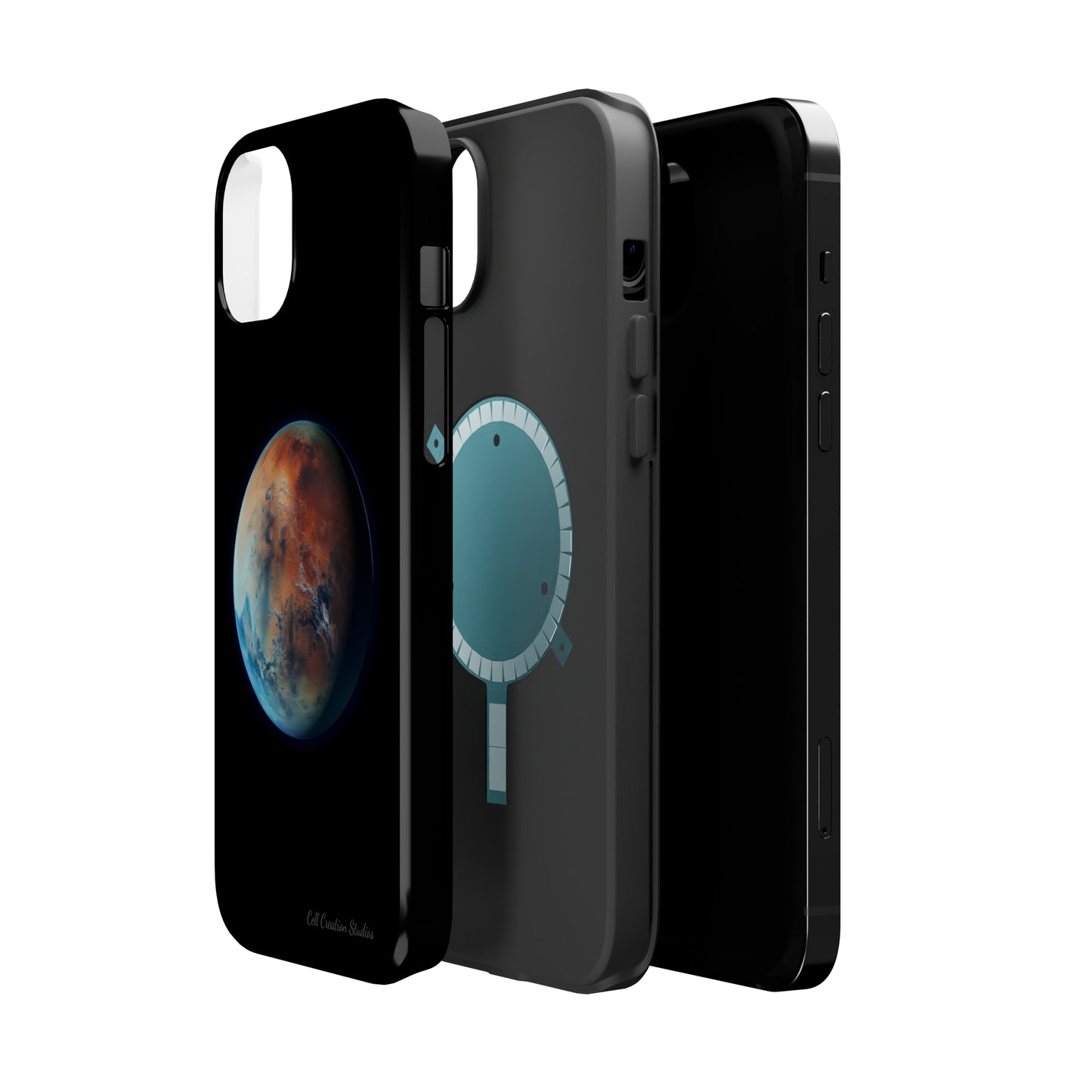 Introducing the "Mars Marvel" Cell Phone Case – Explore the Red Planet -MagSafe Tough Cases