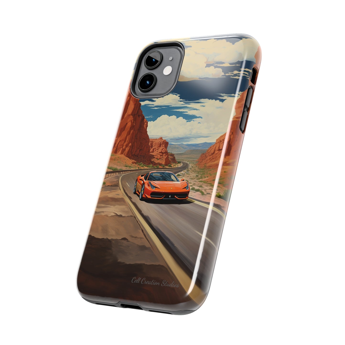 "Desert Racer Ferrari Edition" -Tough iPhone Cases