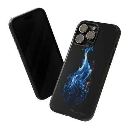 "Blue Flame" Phone Case: Ignite Your Style with Fiery Elegance -Tough Cases