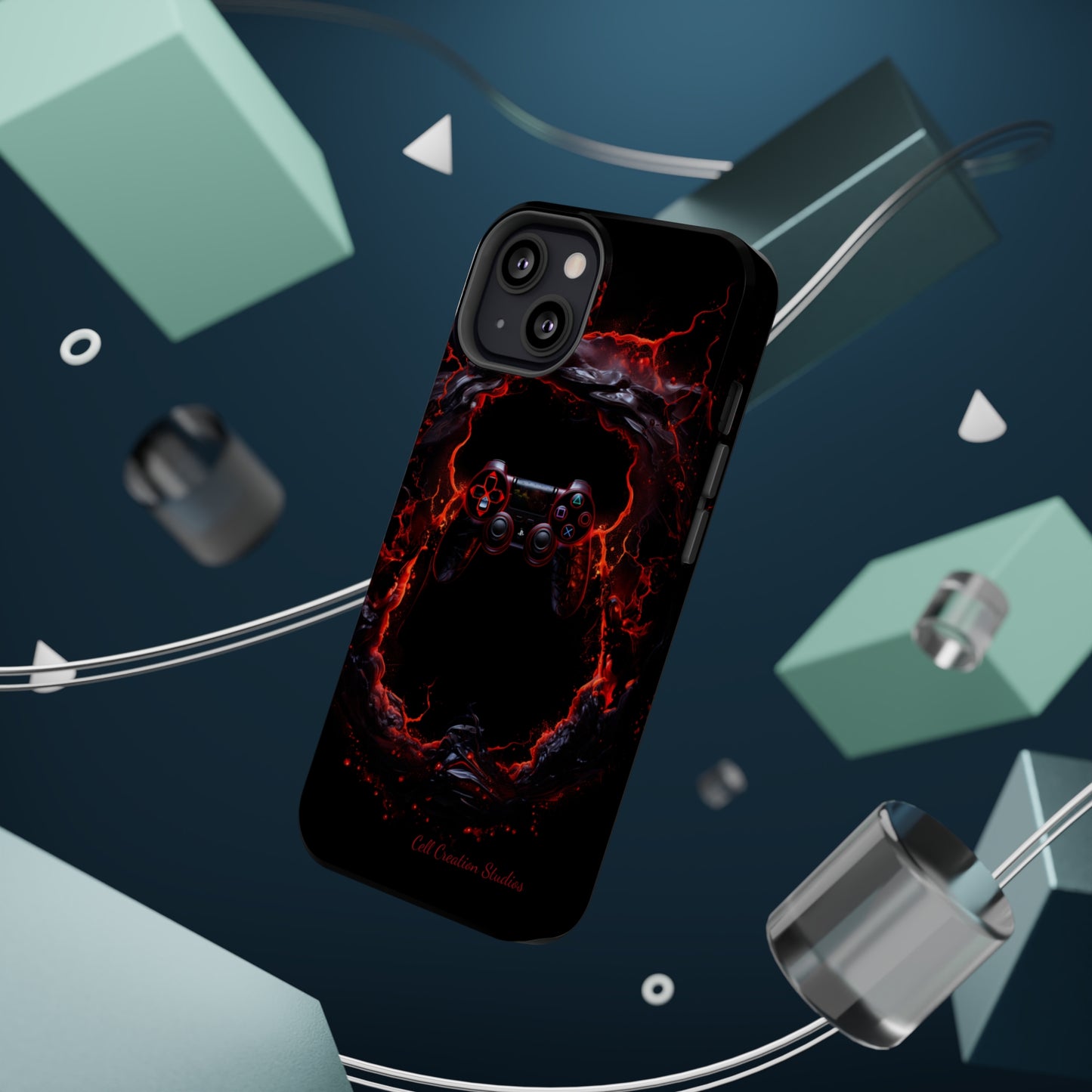 "InfernoGamer Plasma Burst" -MagSafe Tough iPhone Cases