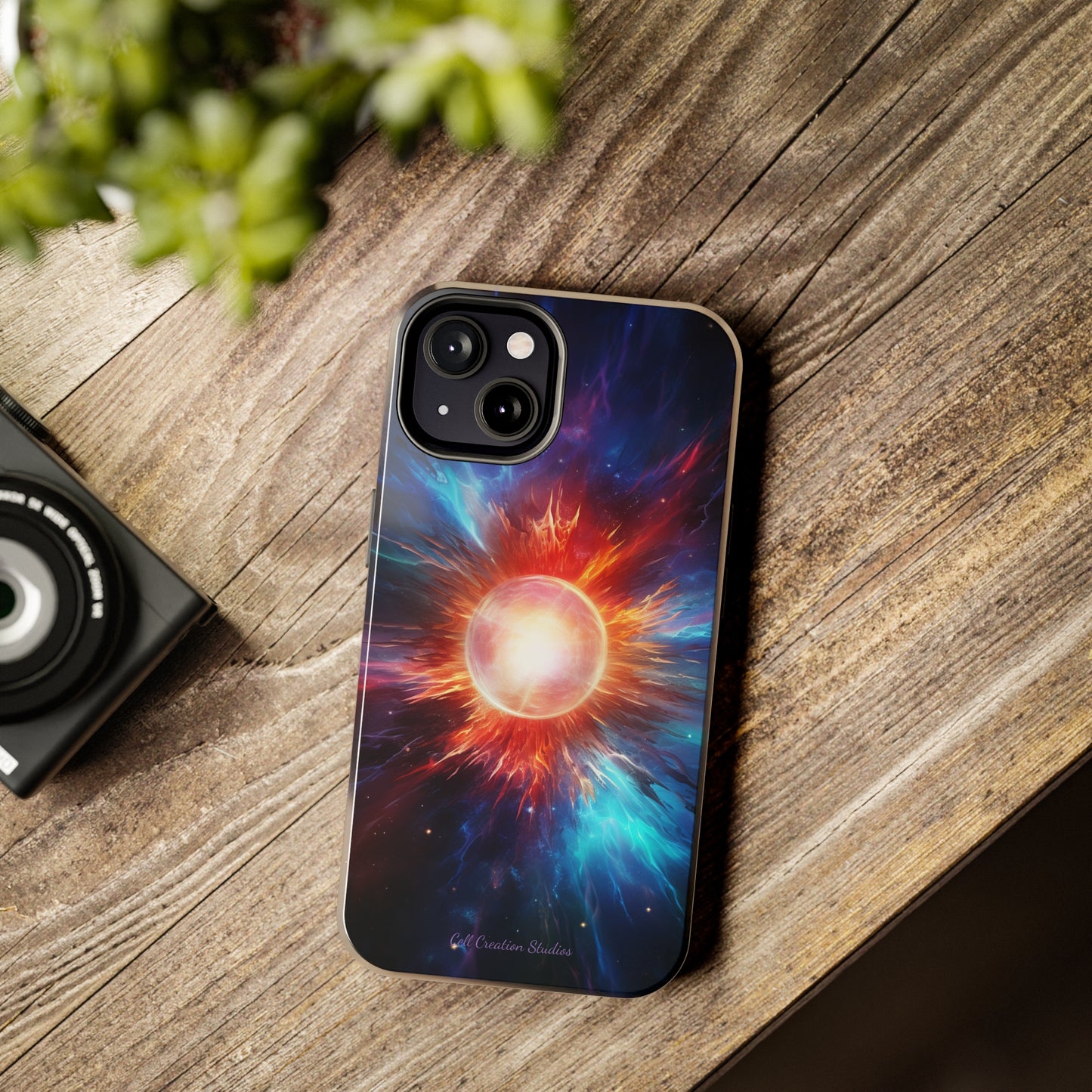 Introducing the "Stellar Cataclysm" Cell Phone Case – Capture the Cosmic Drama of a Neutron Star Explosion! -Tough Phone Cases