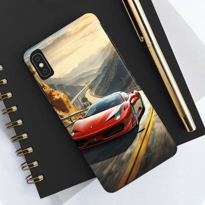 "Mountain Majesty Ferrari Edition" -Tough iPhone Cases