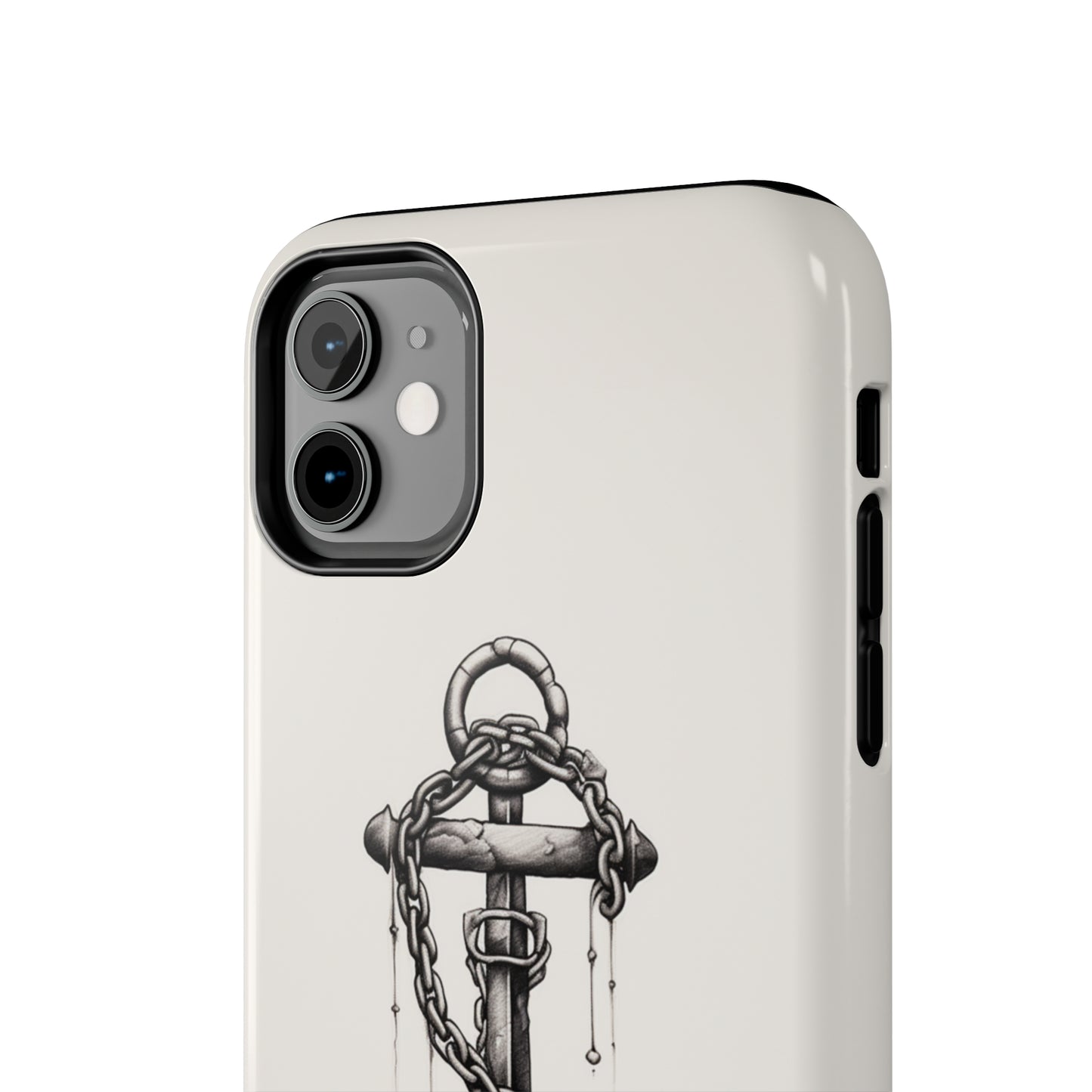 "Nautical Elegance Anchor" -Tough iPhone Cases