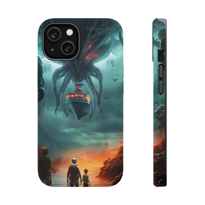 Introducing the "Extraterrestrial Resonance" Cell Phone Case – Unveil the Unseen! -MagSafe Tough Cases