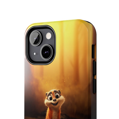 Introducing the "Woodland Chipmunk" Cell Phone Case – Embrace Natural Playfulness with Every Glance-Tough Phone Cases