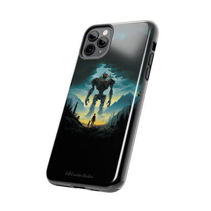 Introducing the "Rising Titan" Cell Phone Case – Witness the Astonishing Emergence of a Giant Robot! -Tough Phone Cases