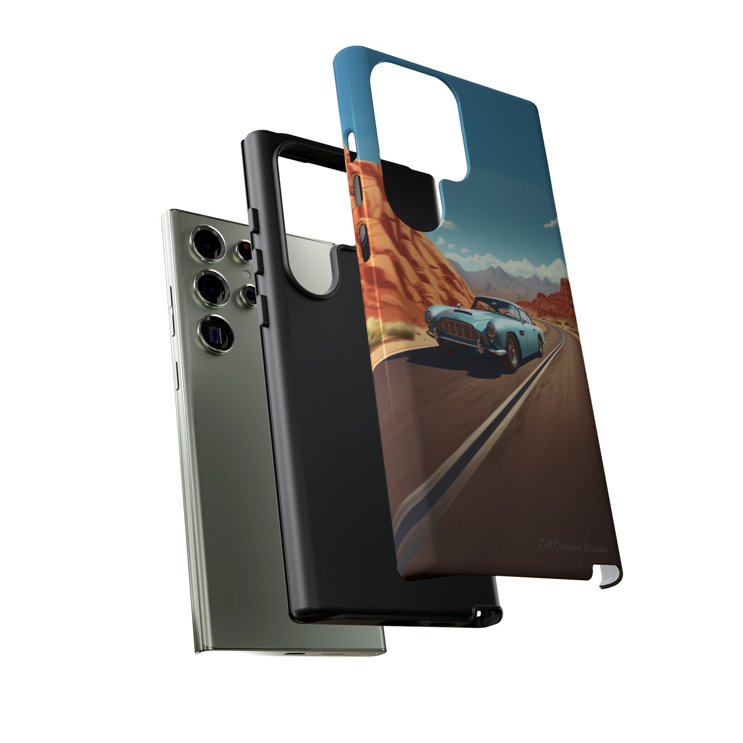 "Silver Racing Legend" -Tough Samsung Phone Cases