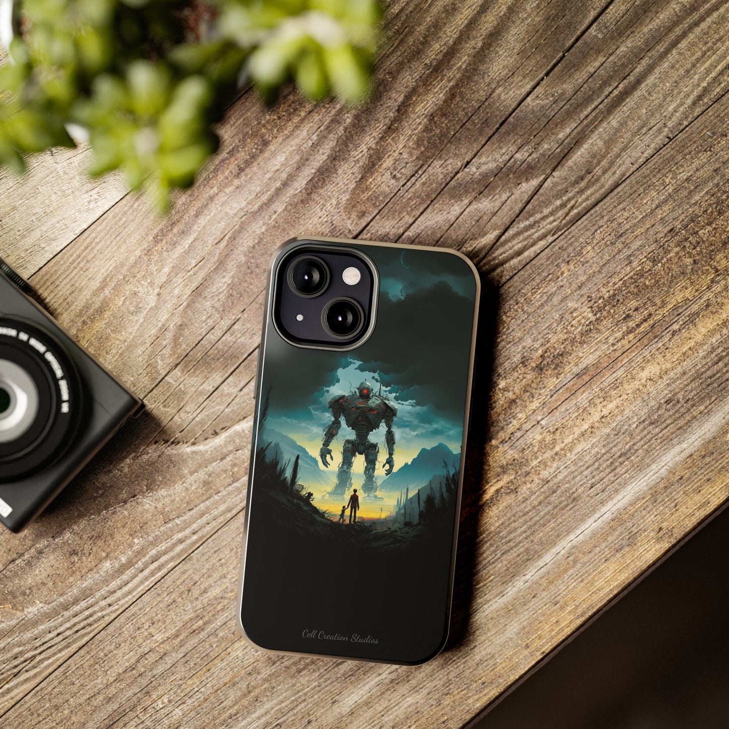 Introducing the "Rising Titan" Cell Phone Case – Witness the Astonishing Emergence of a Giant Robot! -Tough Phone Cases