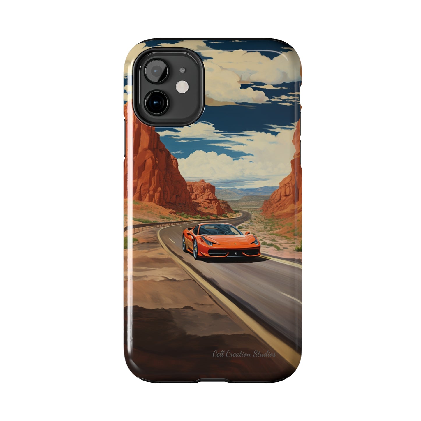 "Desert Racer Ferrari Edition" -Tough iPhone Cases