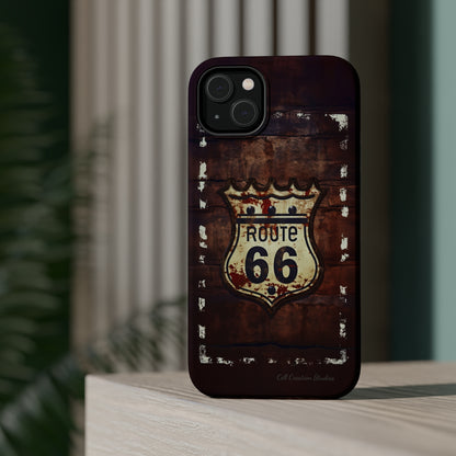 "Retro Route 66" Phone Case -MagSafe Tough Cases