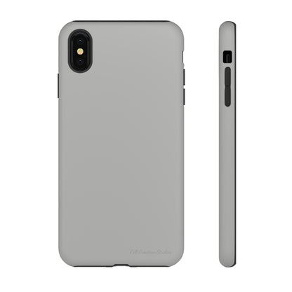 "Sleek Silver Essence" -Tough iPhone Cases