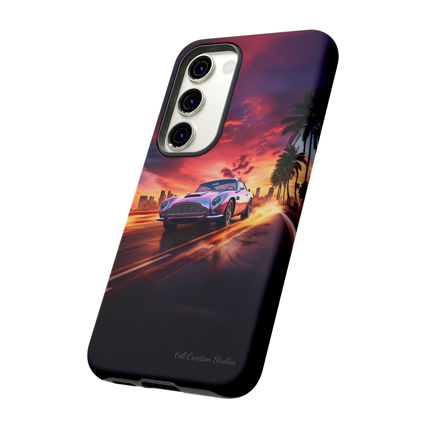 "Silver Aston Martin Racing" -Tough Samsung Phone Cases