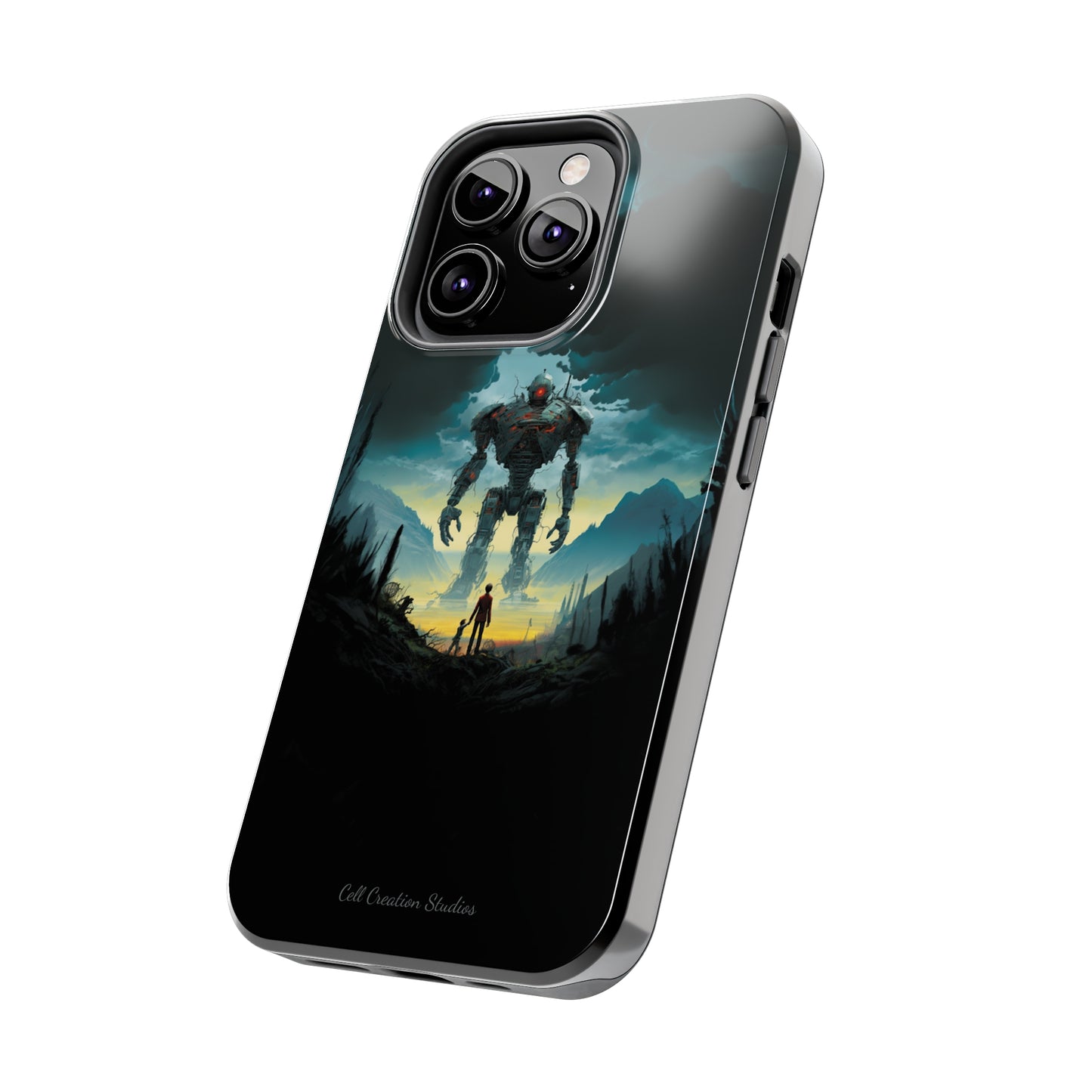 Introducing the "Rising Titan" Cell Phone Case – Witness the Astonishing Emergence of a Giant Robot! -Tough Phone Cases