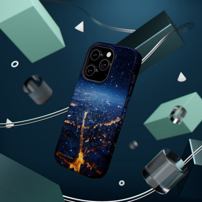 "Urban Snowfall Glow" -MagSafe Tough iPhone Cases