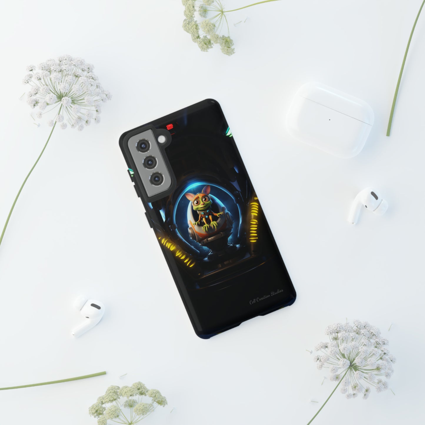 The "Galactic Explorer Alien Spaceship" Phone Case -Tough Cases