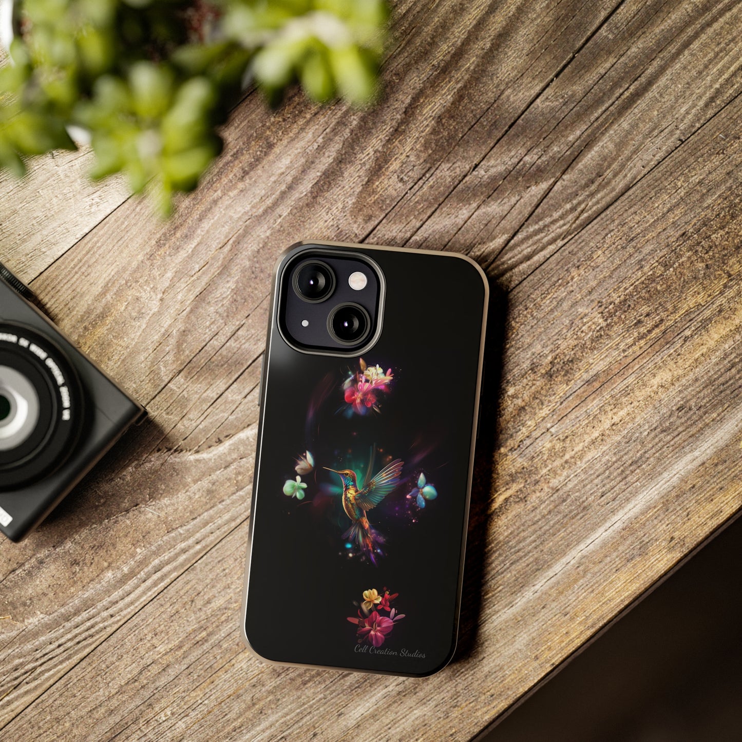 Introducing the "Floral Harmony Hummingbird" Cell Phone Case – Where Elegance Meets Nature -Tough Phone Cases