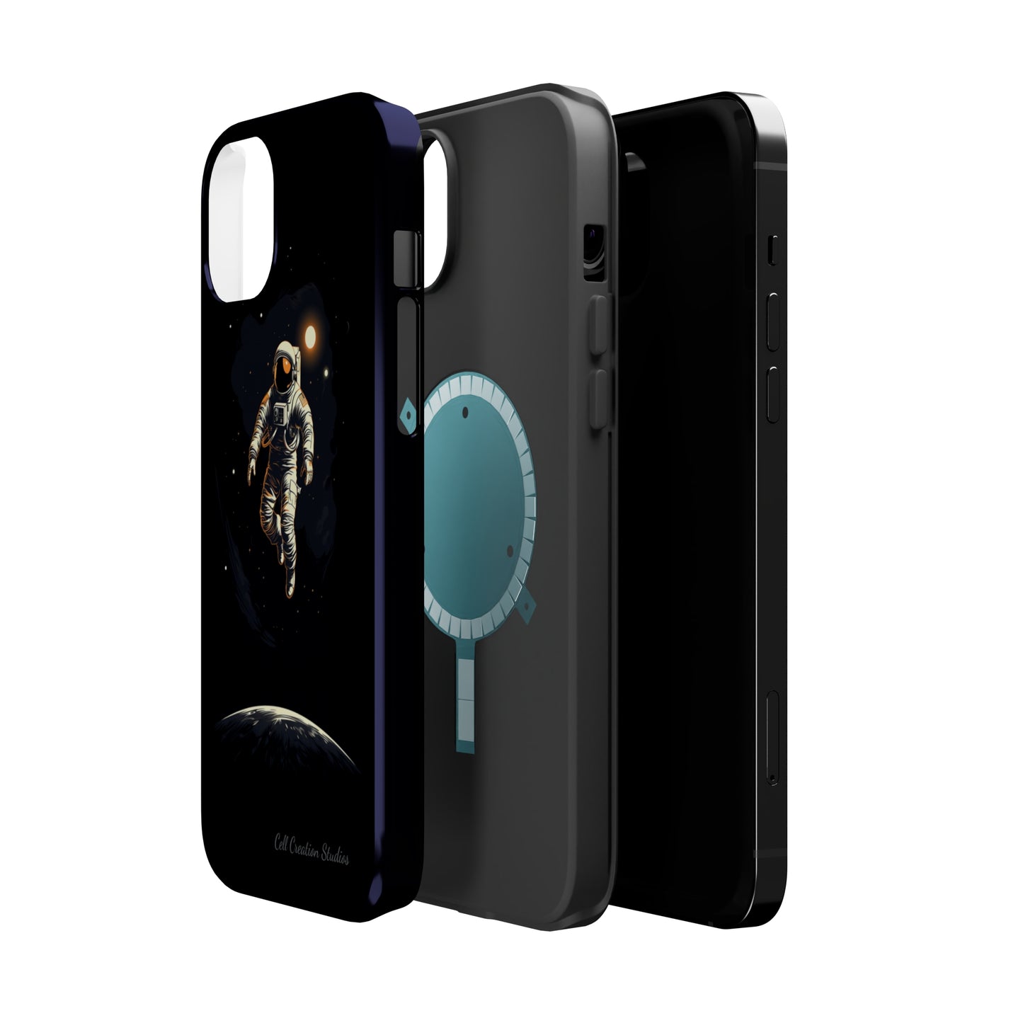 "Cosmic Explorer Astronaut" -MagSafe Tough iPhone Cases