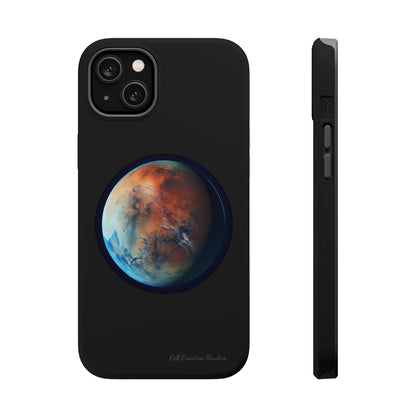 Introducing the "Mars Marvel" Cell Phone Case – Explore the Red Planet -MagSafe Tough Cases