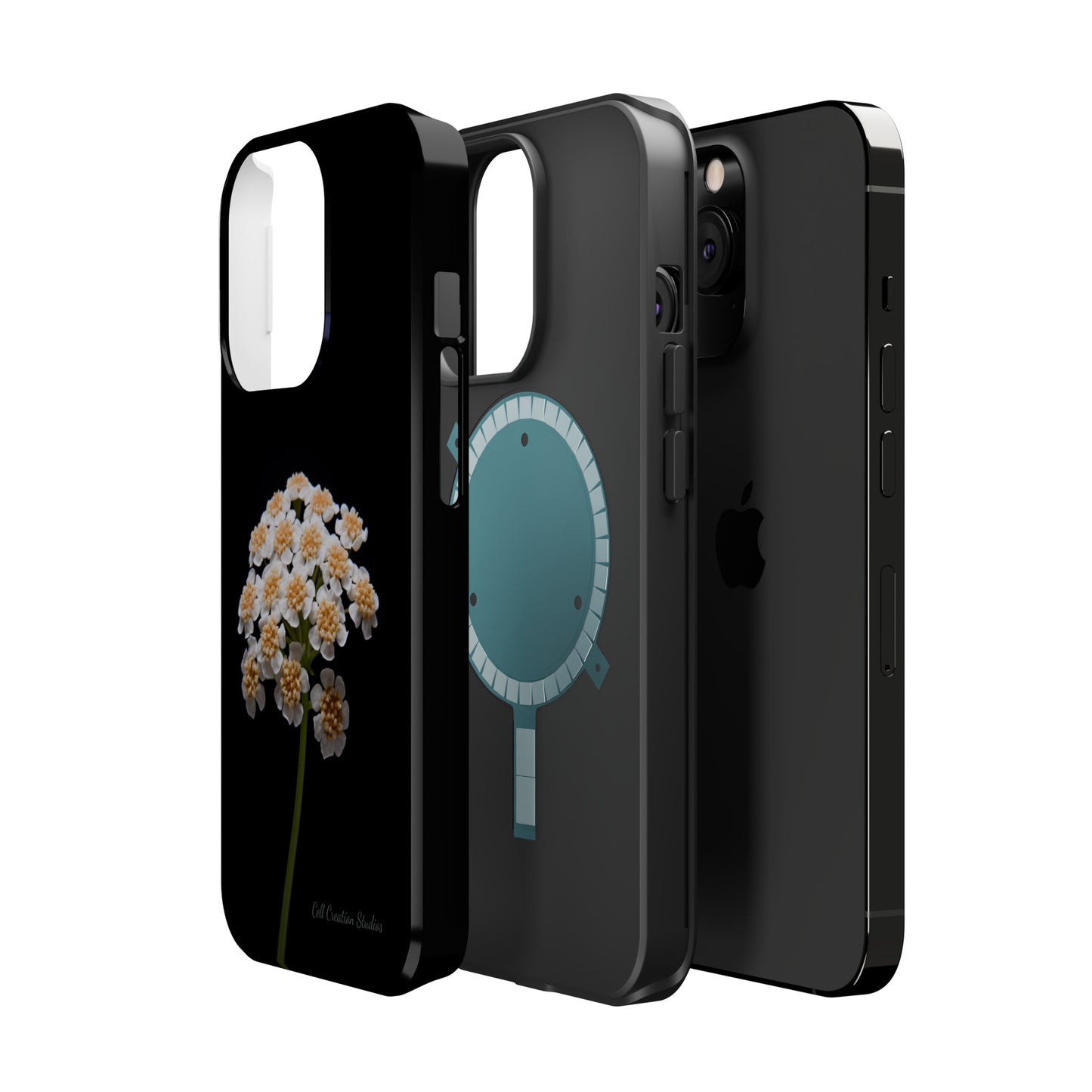 "Elegant Yarrow Bloom" Phone Case -MagSafe Tough Cases