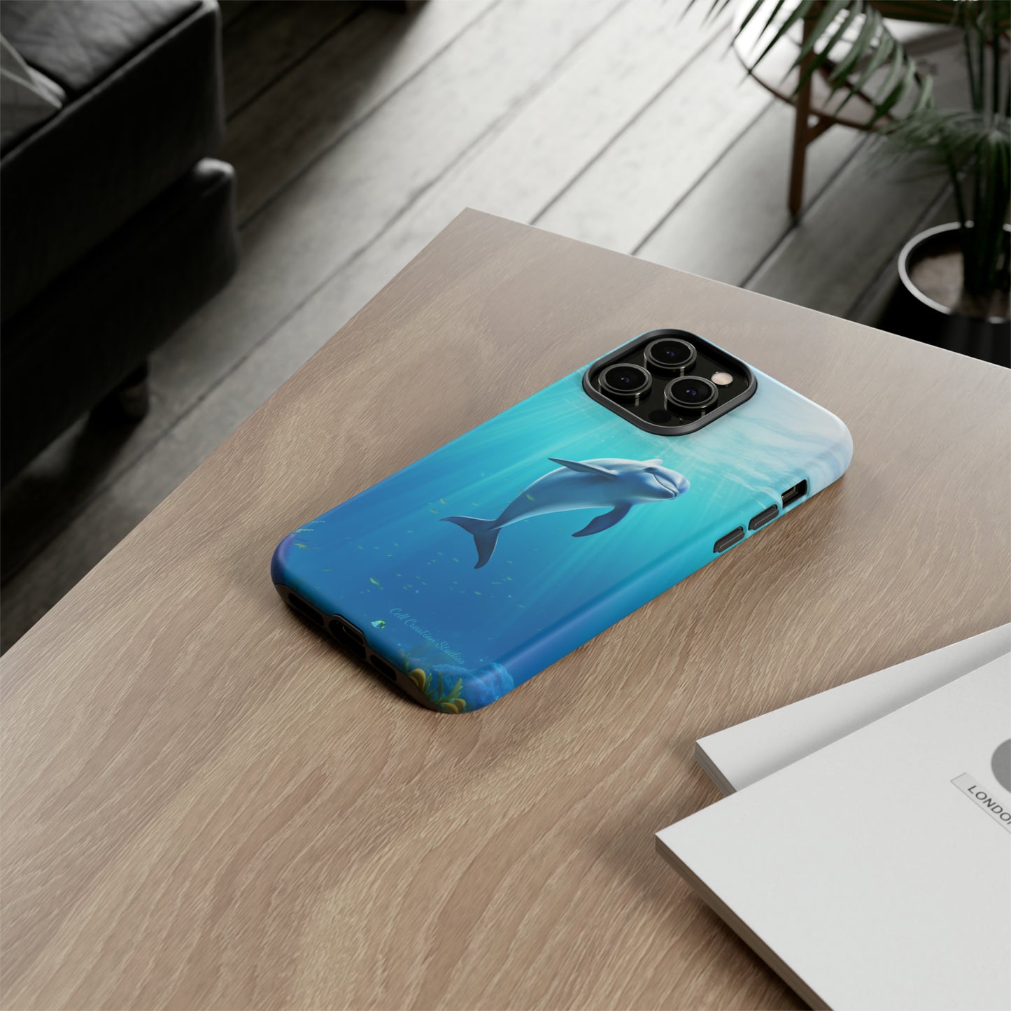 The "Dolphin Serenity" -Tough iPhone Cases