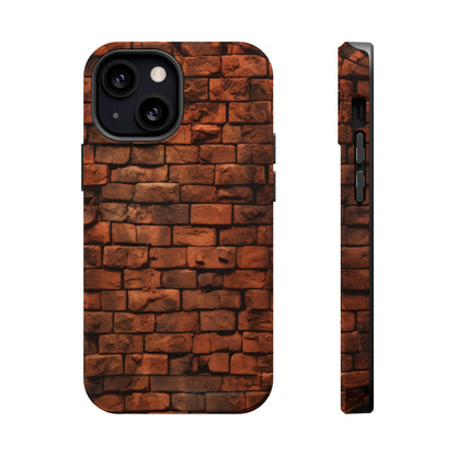 Introducing our "Urban Brick Wall" Cell Phone Case – the perfect blend of urban style and device protection -MagSafe Tough Cases