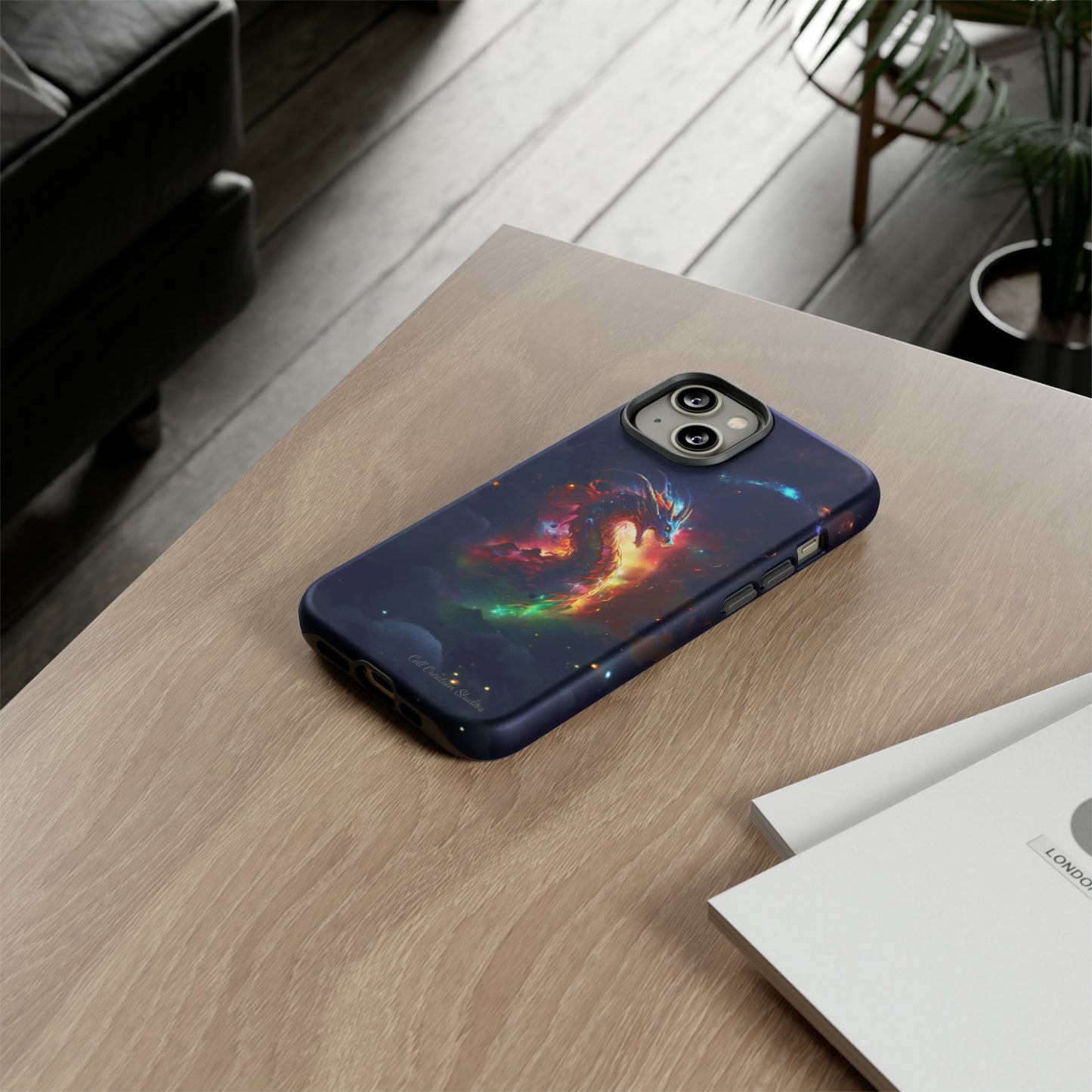 "Cosmic Dragon Unleashed" -Tough iPhone Cases