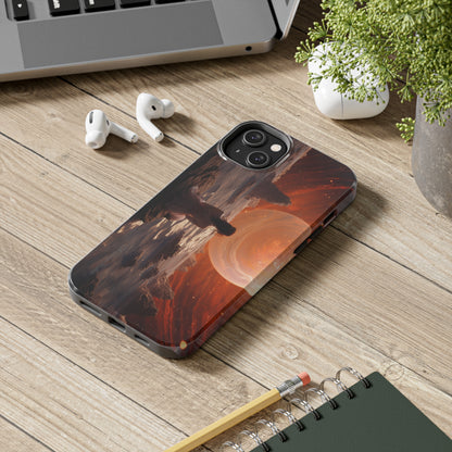 Introducing the "Stargazer's Serenity" Cell Phone Case – Embrace Cosmic Tranquility! -Tough Phone Cases