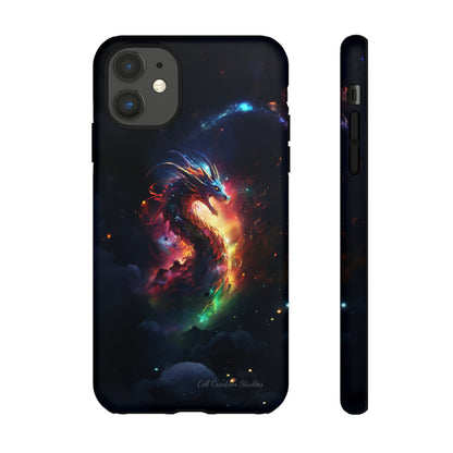 "Cosmic Dragon Unleashed" -Tough iPhone Cases