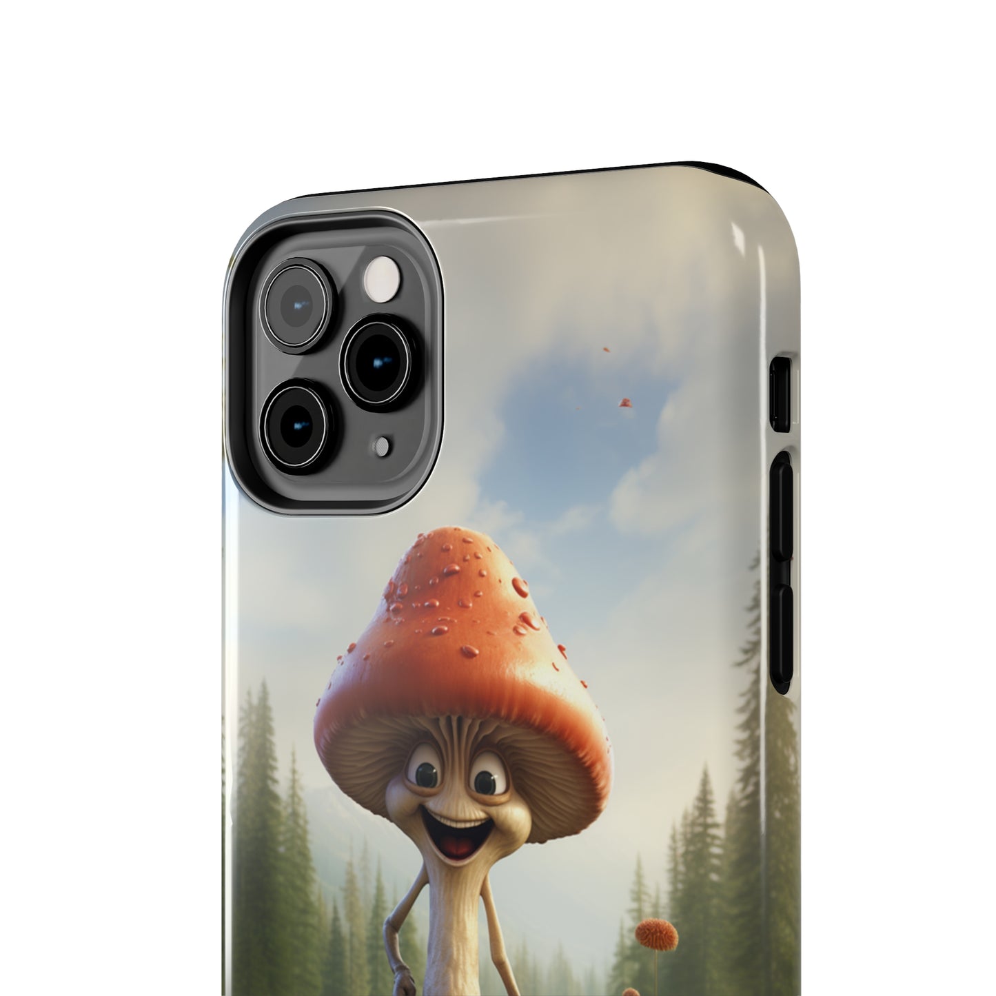 Introducing the "Smiling Mushroom" Cell Phone Case – Spread Joy with Every Glance! -Tough Phone Cases