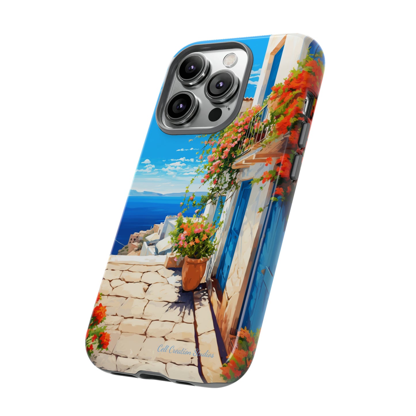 "Mediterranean Bliss Horizon" -Tough iPhone Cases