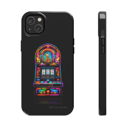 Introducing the "Vibrant Slot Frenzy" Cell Phone Case – Experience the Thrill of Colors and Luck -Tough Phone Cases