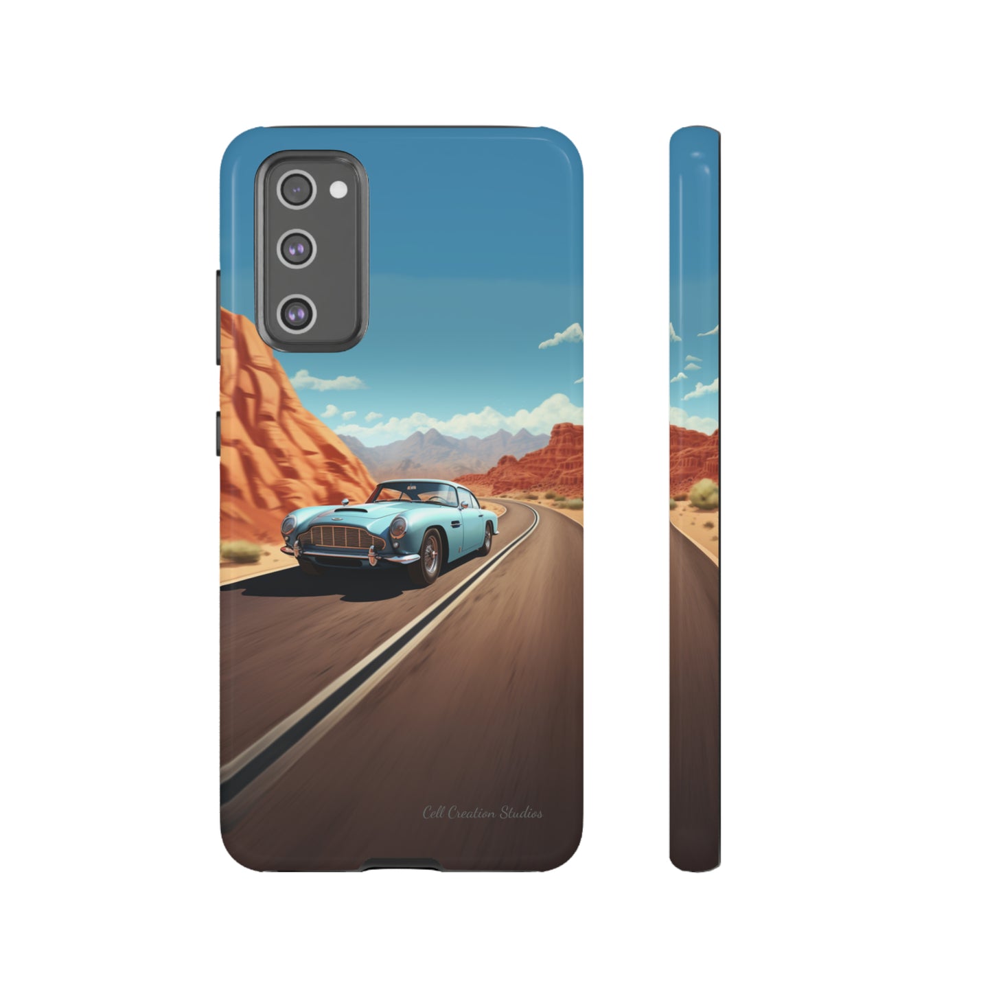 "Silver Racing Legend" -Tough Samsung Phone Cases