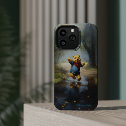 Introducing the "Winnie-The-Pooh Puddle Splash" Cell Phone Case – A Splash of Nostalgic Fun -MagSafe Tough Cases