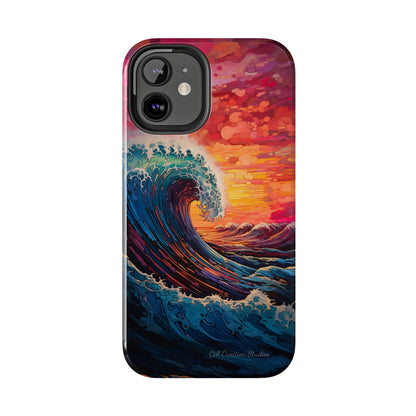 "Colorful Ocean Wave" Cell Phone Case -Tough Phone Cases