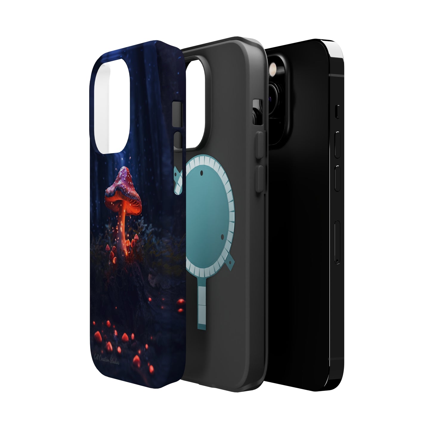 Introducing the "Enchanted Magic Mushroom" Cell Phone Case – Unveil the Mystical Realm -MagSafe Tough Cases