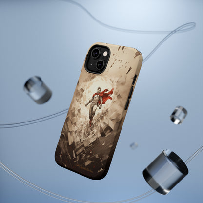 Introducing the "Heroic Guardian" Cell Phone Case – Unleash Your Inner Superhero with Captivating Design -MagSafe Tough Cases