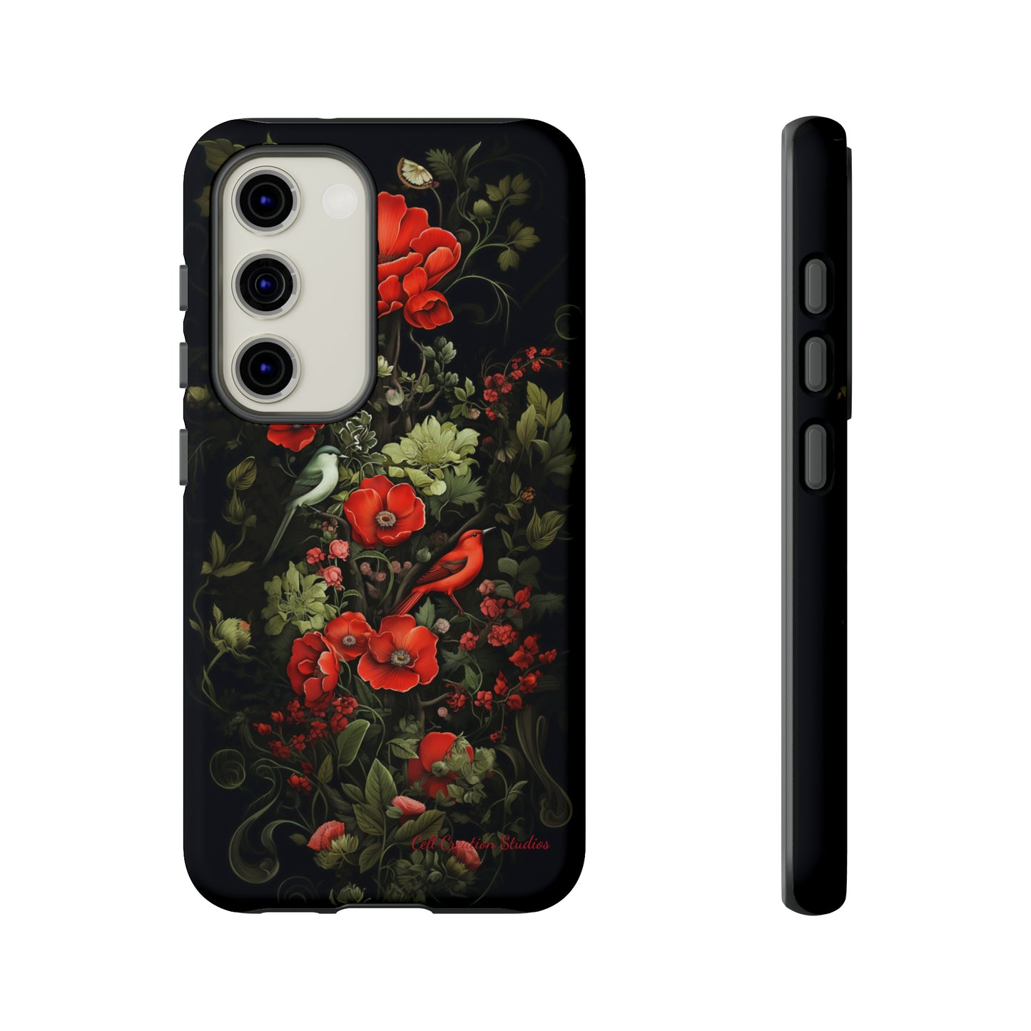 "Floral Serenade Elegance" -Tough Samsung Phone Cases