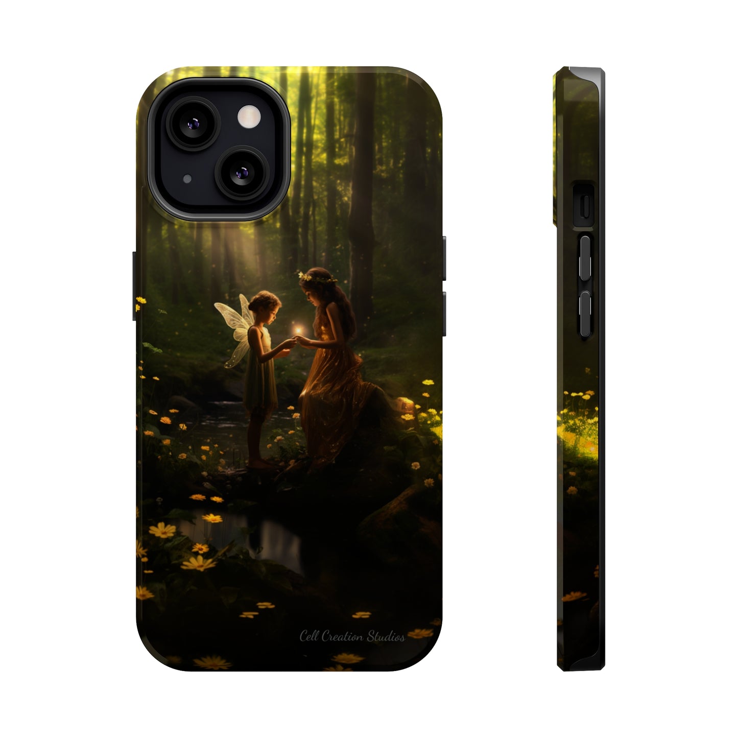 Introducing the "Forest Fairy of Kindness" Cell Phone Case – Where Magic Meets Compassion -MagSafe Tough Cases